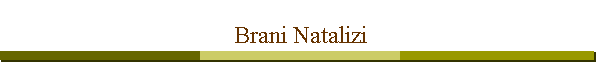 Brani Natalizi