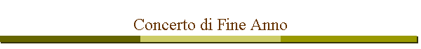 Concerto di Fine Anno
