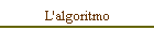 L'algoritmo