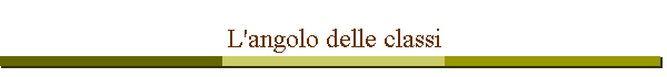 L'angolo delle classi