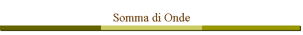 Somma di Onde