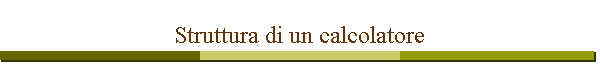 Struttura di un calcolatore